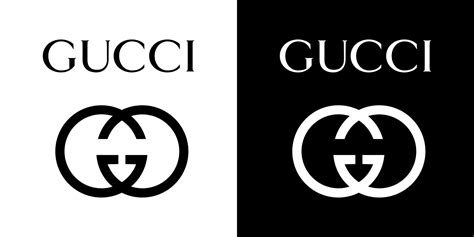 black and white gucci type symbols|Gucci cursive logo.